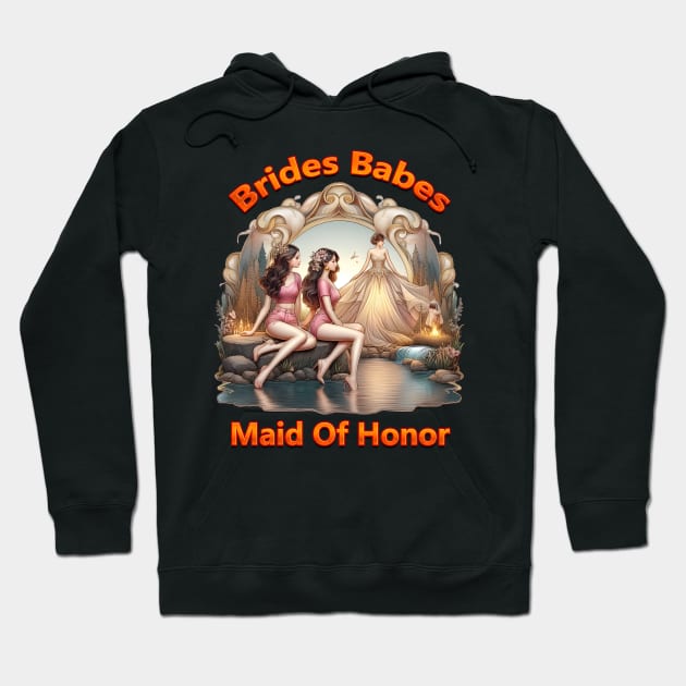 Bridal Party party with the girls in style Hoodie by coollooks